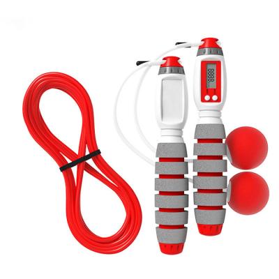 China Sponge PVC Skipping Rope Various Color Jump Rope Digital Weighted Weighted Jumping Rope for sale