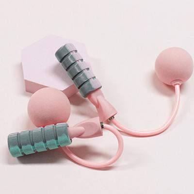 China Sponge Pink Skipping Rope PVC Digital Weighted Electronic Jump Rope for sale