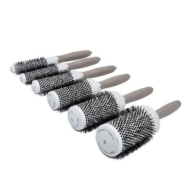 China Nondisposable Round Comb Brush in 5 Sizes Hair Brush Edges Detangling Hair Brush for sale