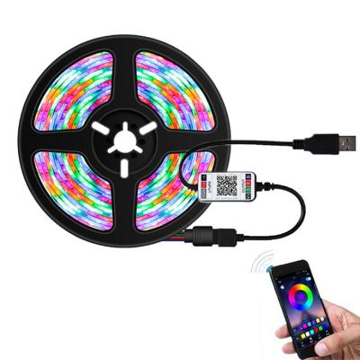 China TV 5V 5 Meters SMD 2835 RGB Led Strip Light Kit USB Flexible Strip Light For TV Background Lighting for sale