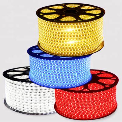 China High quality AC 2835 220v roll hotel 50m 100m one smd 5050 led strip for sale