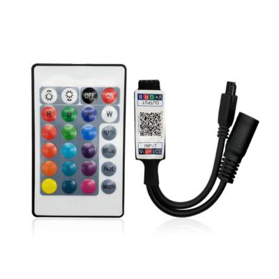 China Control Lights 24 Key IR Phones APP bluet0oth Smart Controls Mini RGB Led Strip Controller for sale