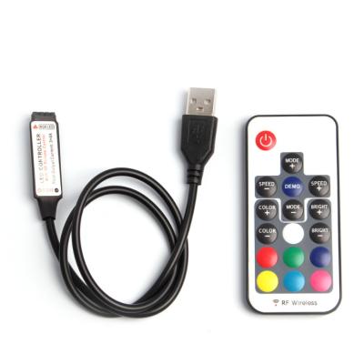 China Control lights usb radio 17 rf master controller 5v rgb led controller usb for tv backlight control for sale