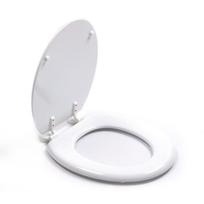 China Slow-end Toilet Seats Angel Shield European Style Bidet Molded Wood To Lift Hinge Child Western Plastic Toilet Seat for sale