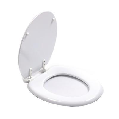 China Slow-end Angel Shield European Style Bidet Toilet Seats Molded Wood Lift Hinge Child Western Plastic Toilet Seat for sale