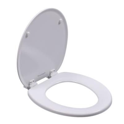 China Easy Matching Slow-end Toilet Seat Cover Angel Shield Wood Child Bidet Toilet Seat Cover PU Toilet Lid Cover With Plastic Toilet Seat Hinges for sale