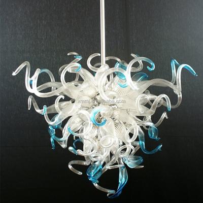 China Art Decor Hot selling contemporary high quality clear murano blown glass art handmade liuli chandelier for sale