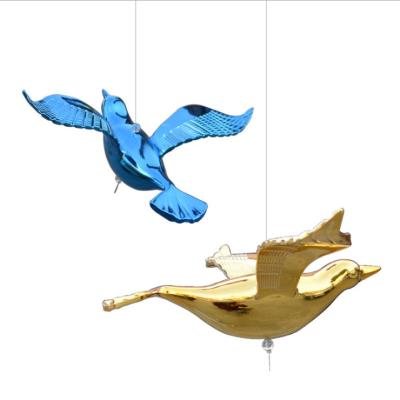 China Durable Plastic Willow Bird Home Restaurant Ceiling Hanging ABS Art Decor for sale