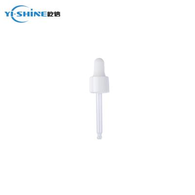 China Non Spill White Glass Dropper Pipette Plastic Dropper Tip Cap 13 415 for sale