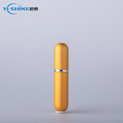 China Non Spill 5ml 10ml Aluminum Mini Perfume Bottle Perfume Atomizer Displacement for sale