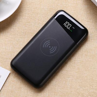 China 2020 Factory Direct OEM Mini Qi Wireless Fast Charger Custom Wireless Power Bank Cell Phone Battery 20000mah 10000mah for sale