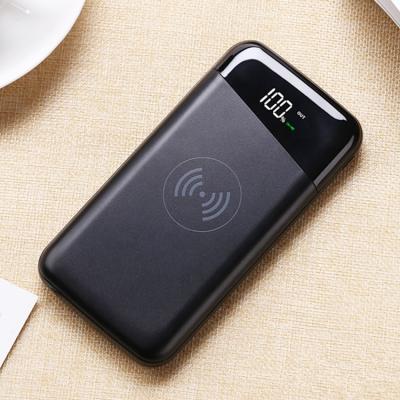 China Wireless Power Bank 20000 10000 Mah Wireless Power Bank Mobile Cell Phone Qi Wireless Charger Power Bank for sale