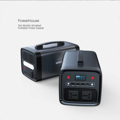 China 500W Quick Charge Backup Power Station Portable Camping Emergency Power Supply Power Station for sale