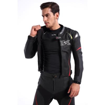 China Mens Anti-UV Leather Custom Motorcycle Separate Cycling Clothing for sale