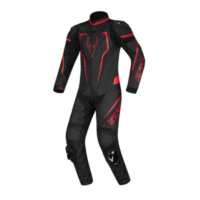 China Men's Anti-UV Custom Motorcycle Suit Leather Overalls Approved Protectors Leather Motorcycle Racing Suit for sale