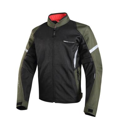 China Nerf Motorbike Leather Jacket Motorcycle Riding Anti-UV Breathable Jacket for sale