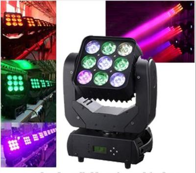 China Unbegrenztes drehendes bewegliches Hauptstrahln-Licht LED 9 PCS * 10 w-Matrix-Pixel für Bühnenshow-Partei zu verkaufen