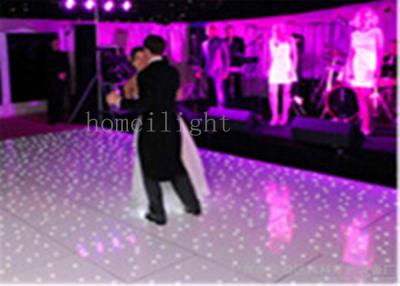 China Wedding White Black LED Starlit Dance Floor Lighting 2 x 2ft / 2 x 4ft Remote Control for sale