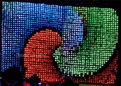 China Brightness P5 Indoor 8CH 5050 SMD Tricolor RGB LED Vision Curtain 150W for sale