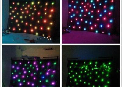 China SMD RGB dreifarbige flexible LED-Anzeige, Disco/Innen-LED Vorhang-Hintergrund des Konzert- zu verkaufen