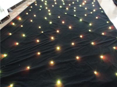 China 5050 SMD Fireproof  Twinkling Star LED Christmas Curtain For Weddings / Theater / Pub for sale