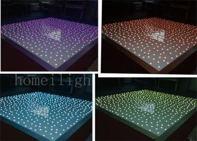 Cina RGB LED tricolore Dance Floor stellato per la decorazione di festival, telecomando in vendita