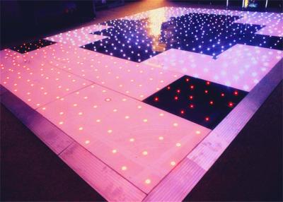 China Wechselwirkende volle acrylsauerlichter RGB LED Dance Floor, hohe Helligkeit LED sternhelles Dance Floor zu verkaufen