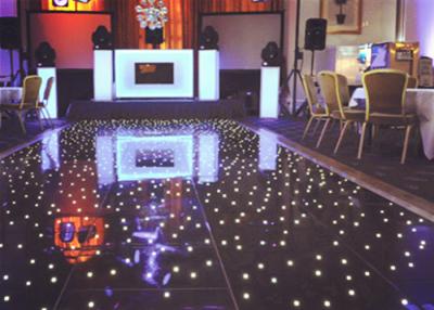 China Acrylic White DMX Twinkling Starlit LED Wedding Dance Floor With  Sound Active / Automatic / Allon Programs for sale