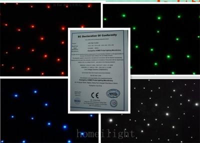 Chine Tissu d'étoile de RGBW Christamas LED avec la lumière de scintillement, écran flexible de LED à vendre