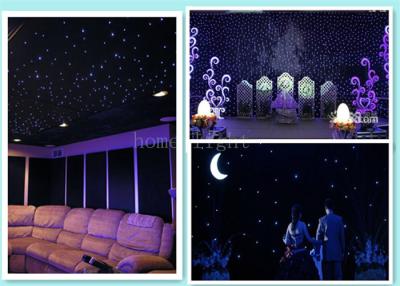 China Sound Active Contol LED Star Cloth , 8CH 150W Stage Curtains With LED Lights for sale