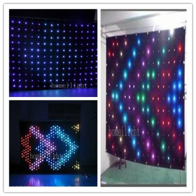 China Visions-Vorhang-Anzeige P10 cm 50Hz 150W Nachtclub-/Kneipen-Stadium DJ-Hintergrund RGB LED zu verkaufen