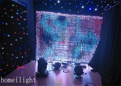 China P5 Flexible Fireproof  Vision LED Backdrop Curtain for Concert / TV Studio / Disco for sale