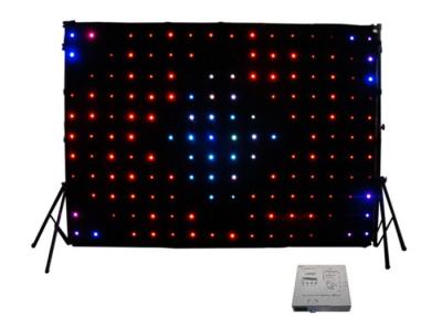 China Professional 5050 SMD LED Stage Curtain P18 P15 P12 P10 P5 for Night Club / Bar DJ for sale