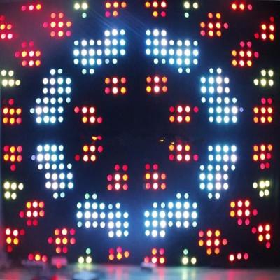 China Outdoor 2m * 3m P15 Bright Changable LED Stage Curtain With Video Effects ProgramsIn SD Card for sale