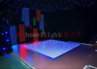 China RGB Tricolor LED Starlit Dance Floor for sale