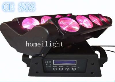 China 8 Head RGBW 4 in 1 LED Moving Head Spot Light For Bar / Night Club And Disco for sale