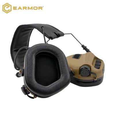 China Wholesale EARMOR M31 MOD3 Outdoor Hearing Protection Ear Muffs Noise Canceling Tactical Earmuff for Shooting Helmet for Shooting for sale