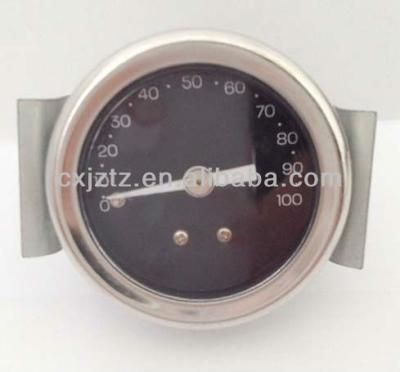 China Y40ZCU Standard Pressure Gauge With Chromed Bezel And U-flange 1.5