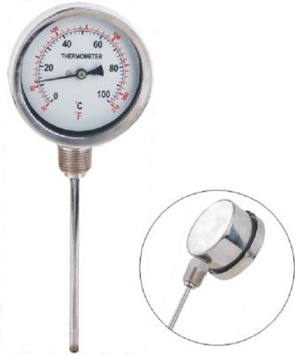 China WSSF99 100mm All Stainless Steel Bimetal Thermometer 100