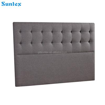 China Simple Elegant Hot Selling Fabric Button Tufted Upholstered Bed Headboard for sale