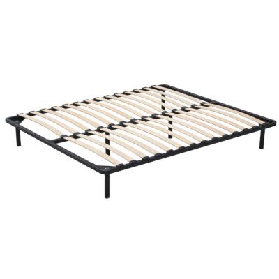 China Knock Down Bed KD Top Selling Metal Frame High Quality Strong And Cheap Slatted Frame for sale