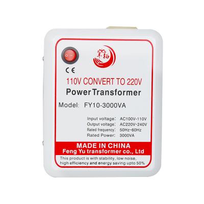 China Power Single Phase And Auto Transformer Coil No. 110 To 220v Customized Transformer Converter 3000w for sale