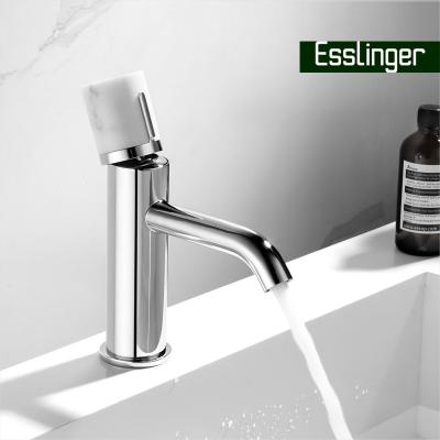 China Brass Metered Faucets Basin Mixer Bathroom Basin Faucet With Easy Change Handle Water Saving Automatic Hot Selling High Quality Product for sale