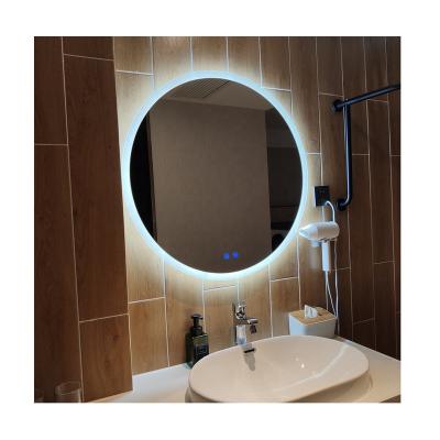 China Bright CUL approved 5mm silver led mirror with touch sensor switch for hotel lighting project for American Marlet for sale