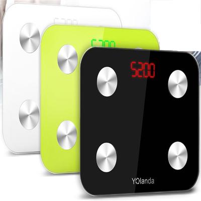 China High Quality Blue Tooth Body Fat Scale Calendars Smart Body Weight Scale for sale