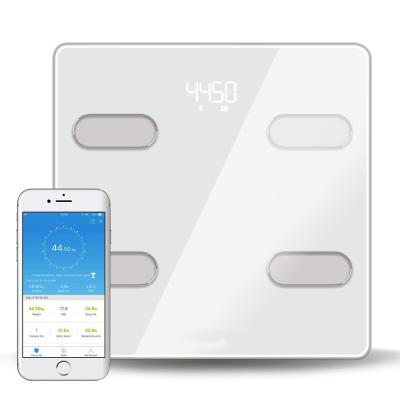 China Bathroom Amazon hot sale smart human weight scale BT / wifi body composition scale for sale