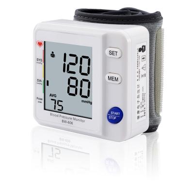 China 2x90 Groups Memory Best Digital Wrist Blood Pressure Monitor Automatic Electric Blood Pressure Monitor Best Bp Machine for sale