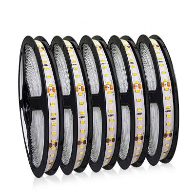 China IP65 5050 2835 24v 12V RGB residential waterproof rgbw cob strips outdoor warm white led strip lights silicone tubing for led strips for sale