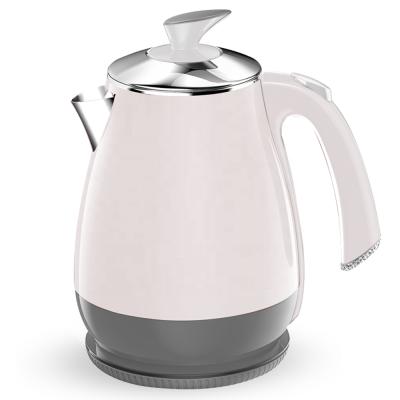 China 360 Degree Rotation Low Double Wall Kettle Electric Water Kettle for sale