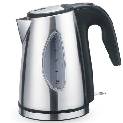 China 360 Degree Rotation Hotel Low Guest Room Water Kettle Stainless Steel Electric Kettle for sale